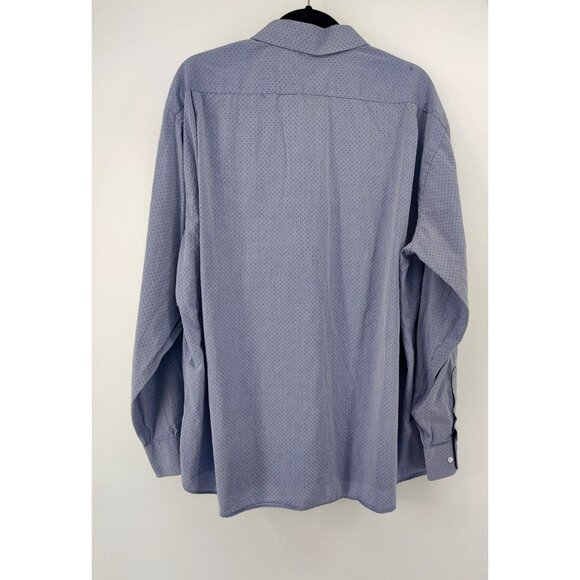 Tommy Hilfiger Blue with dots Regular Fit Button Up Size 2XL - Picture 8 of 11